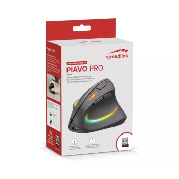 Pelė SPEEDLINK SL-630026-BK RF belaidė optinė vertikali