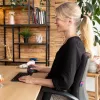 R-Go Tools vertikali pelė R-Go HE Basic, ergonomiška, vidutinė (rankos dydis ≥ 185 mm), dešinei rankai, Bluetooth, pilka