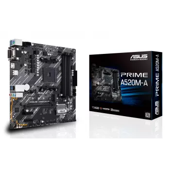 Pagrindinė plokštė ASUS PRIME A520M-A II/CSM AMD A520 Socket AM4 micro ATX