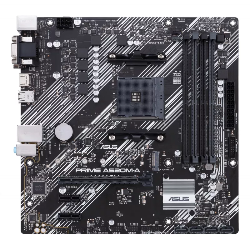 Pagrindinė plokštė ASUS PRIME A520M-A II/CSM AMD A520 Socket AM4 micro ATX