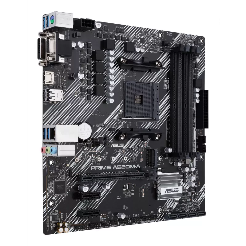 Pagrindinė plokštė ASUS PRIME A520M-A II/CSM AMD A520 Socket AM4 micro ATX