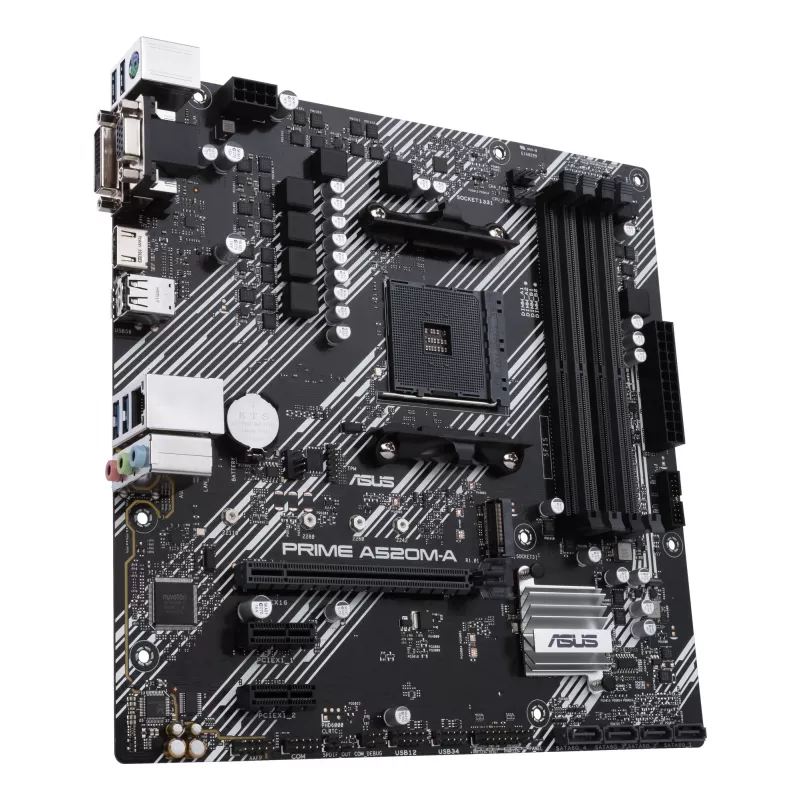 Pagrindinė plokštė ASUS PRIME A520M-A II/CSM AMD A520 Socket AM4 micro ATX