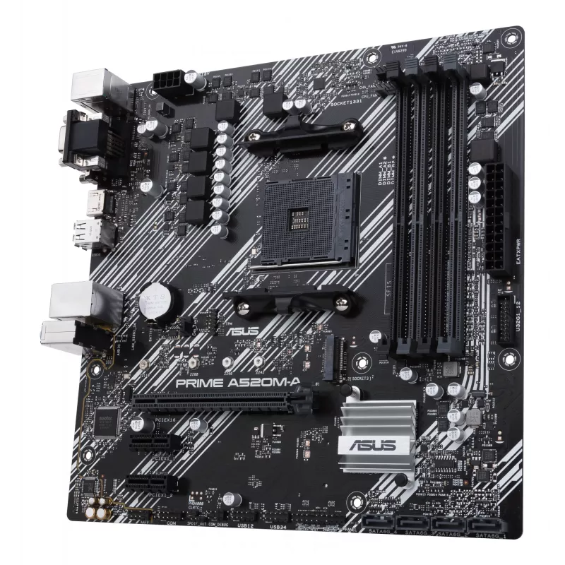 Pagrindinė plokštė ASUS PRIME A520M-A II/CSM AMD A520 Socket AM4 micro ATX