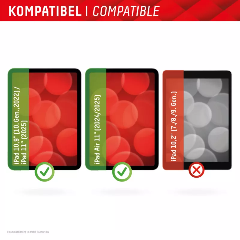 Displex TABLET PAPERSENSE apsauginė plėvelė iPad 10,9 inch (10.)/11 inch (2025)/Air 11 inch (2024/2025), nuimama rašymo ir piešimo plėvelė su popieriaus pojūčiu