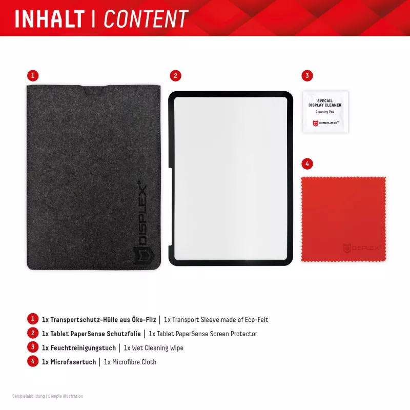 Displex TABLET PAPERSENSE apsauginė plėvelė iPad 10,9 inch (10.)/11 inch (2025)/Air 11 inch (2024/2025), nuimama rašymo ir piešimo plėvelė su popieriaus pojūčiu