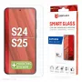 Displex Smart Glass (9H) Samsung Galaxy S24/S25, montavimo lipdukas, nedūžtantis