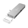 USB HUB j5create JCD395 4K60 Elite Pro Wired USB4 su MagSafe rinkiniu