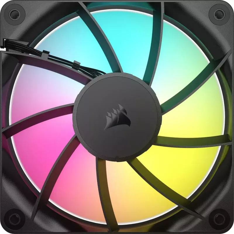 Ventiliatorius Corsair RS120 ARGB 120 mm juodas