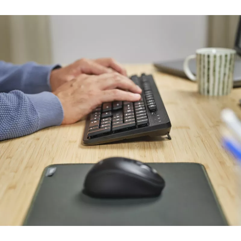 Trust Ody II belaidis klaviatūros ir pelės rinkinys, RF, QWERTZ vokiškas išdėstymas, juoda