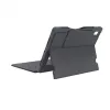 ASTAR DEQSTER Smart Rugged Touch Plus klaviatūra, skirta iPad 10,9 colio — QWERTZ vokiškas išdėstymas, mechaniniai jungikliai, Smart Connector dokas, pilka