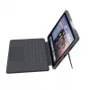 ASTAR DEQSTER Smart Rugged Touch Plus klaviatūra, skirta iPad 10,9 colio — QWERTZ vokiškas išdėstymas, mechaniniai jungikliai, Smart Connector dokas, pilka