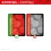 Displex Tablet Glass (9H), skirtas Apple iPad Air 11 colių (2024/2025), su Eco montavimo rėmeliu, nedūžtantis, itin plonas, nematomas