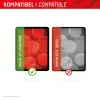 Displex Tablet Glass (9H), Apple iPad Air 13 colių (2024/2025), su EASY-ON® Eco montavimo rėmeliu, nedūžtantis, itin plonas, nematomas