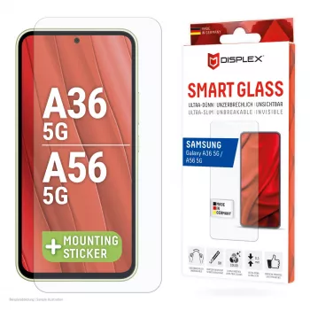 Displex Smart Glass (9H) Samsung Galaxy A36/A56, montavimo lipdukas, nedūžtantis