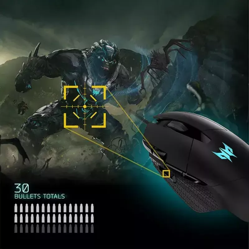Žaidimų pelė Acer Predator Cestus 315 USB Type-A
