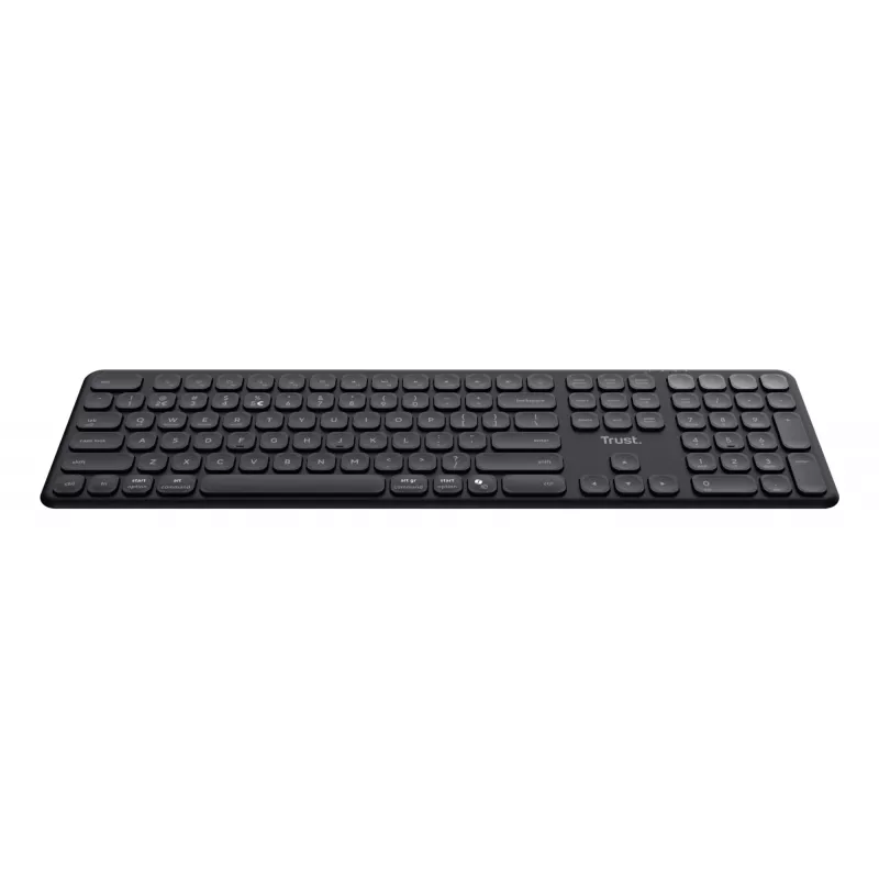 Trust Vaiya klaviatūra Home/Office RF belaidė + Bluetooth QWERTZ vokiška juoda
