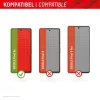 Displex Screen Protector (10H) skirta Google Pixel 8a, su EASY-ON® Eco montavimo rėmeliu, atspari įbrėžimams