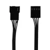 PWM dalinimo kabelis Arctic PST Cable Rev. 2 4 ventiliatoriams, 4-pin PWM jungtys, juodas