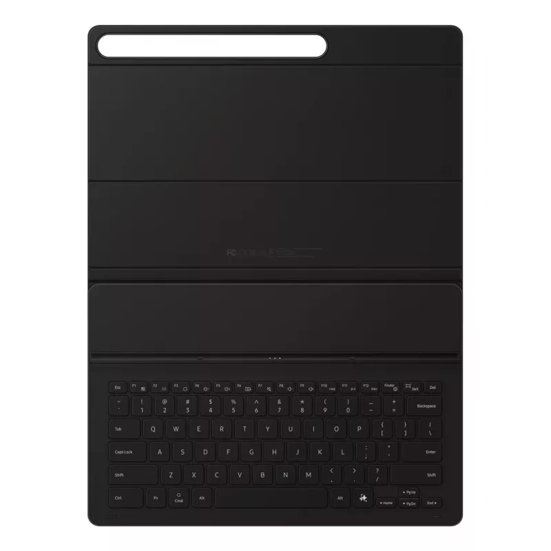 Samsung EF-DX620 QWERTZ vokiškas išdėstymas Pogo Pin juoda klaviatūra, skirta Galaxy Tab S10 FE+