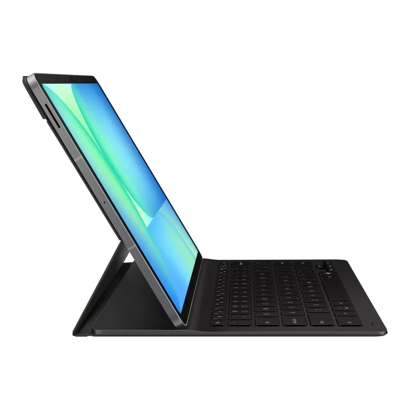 Samsung EF-DX620 QWERTZ vokiškas išdėstymas Pogo Pin juoda klaviatūra, skirta Galaxy Tab S10 FE+
