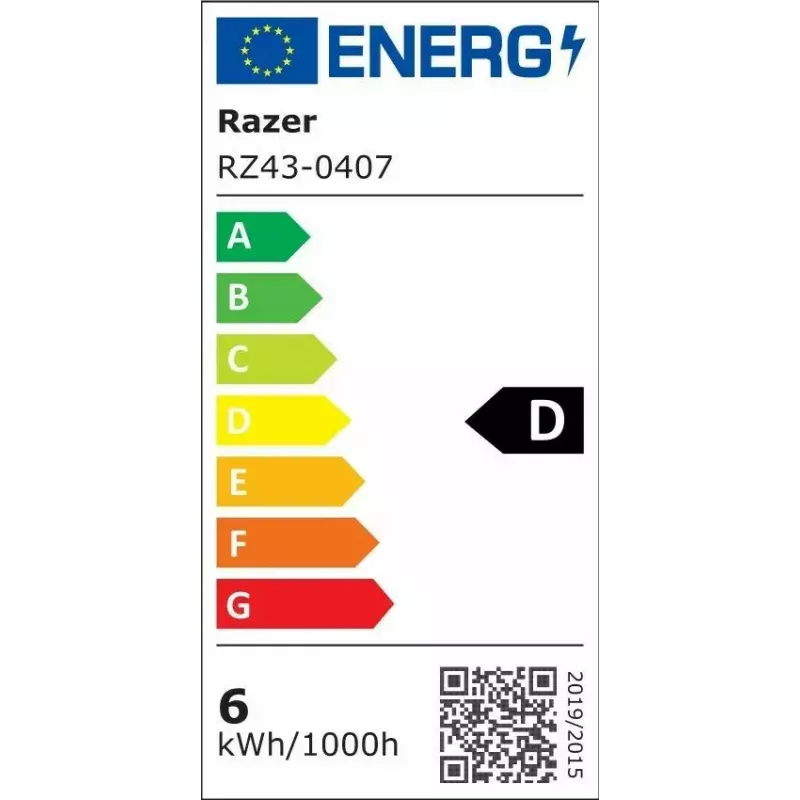 Stalinė lempa Razer Aether RZ43-04070100-RGWB RGB reguliuojamas ryškumas