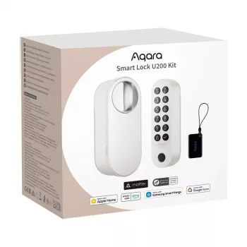 Aqara Smart Lock U200 rinkinys (EL-D02DW), Baltas