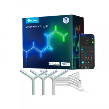 Govee Glide RGBIC Y sieninis šviestuvas Wi-Fi/Bluetooth 72 W
