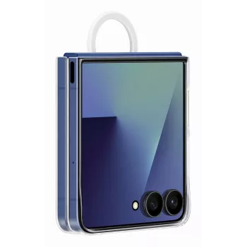 Apsauginis dėklas Samsung Galaxy Z Flip7, Samsung, skaidrus, modelis EF-QF766CTEGWW
