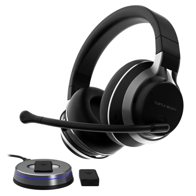 Turtle Beach Stealth Pro Daugiaplatforminis Belaidis Aktyvų Triukšmo Slopinimą Turintis Žaidimų Ausinių Komplektas PS5, PS4, PC