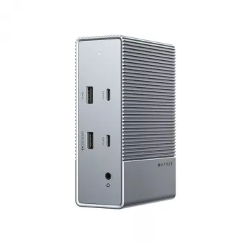 Targus HDG215-EUZ sąsajų stotelė USB 3.2 Gen 2 (3.1 Gen 2) Type-C sidabrinė