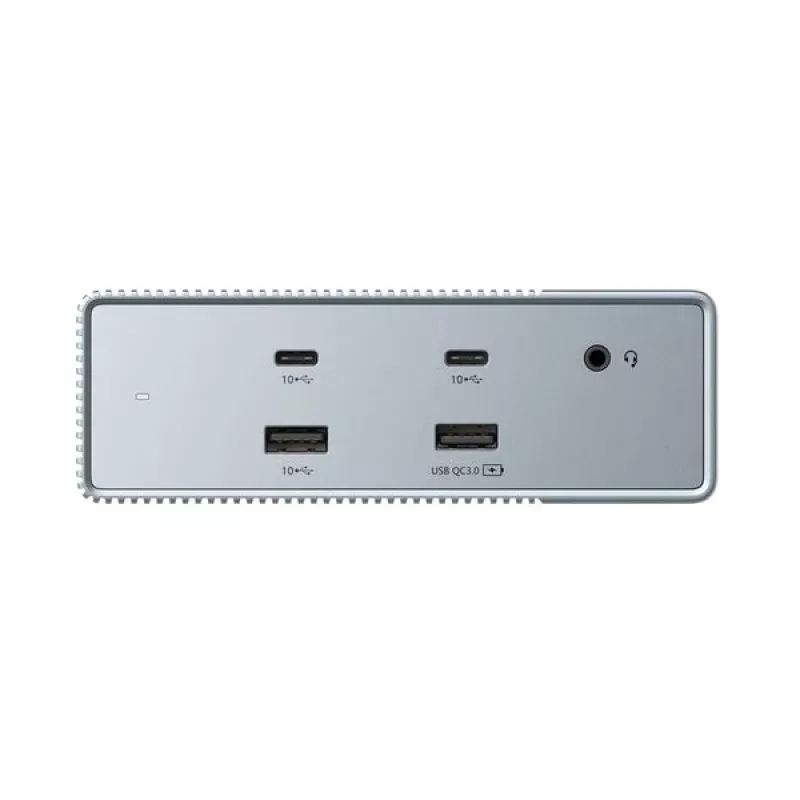 Targus HDG215-EUZ sąsajų stotelė USB 3.2 Gen 2 (3.1 Gen 2) Type-C sidabrinė