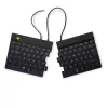 Ergonominė klaviatūra R-Go Tools Split Break v2 su pertraukų programine įranga, išskirta klaviatūra, QWERTZ (DE), laida, juoda