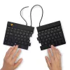 Ergonominė klaviatūra R-Go Tools Split Break v2 su pertraukų programine įranga, išskirta klaviatūra, QWERTZ (DE), laida, juoda