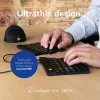 Ergonominė klaviatūra R-Go Tools Split Break v2 su pertraukų programine įranga, išskirta klaviatūra, QWERTZ (DE), laida, juoda