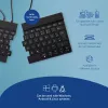 Ergonominė klaviatūra R-Go Tools Split Break v2 su pertraukų programine įranga, išskirta klaviatūra, QWERTZ (DE), laida, juoda