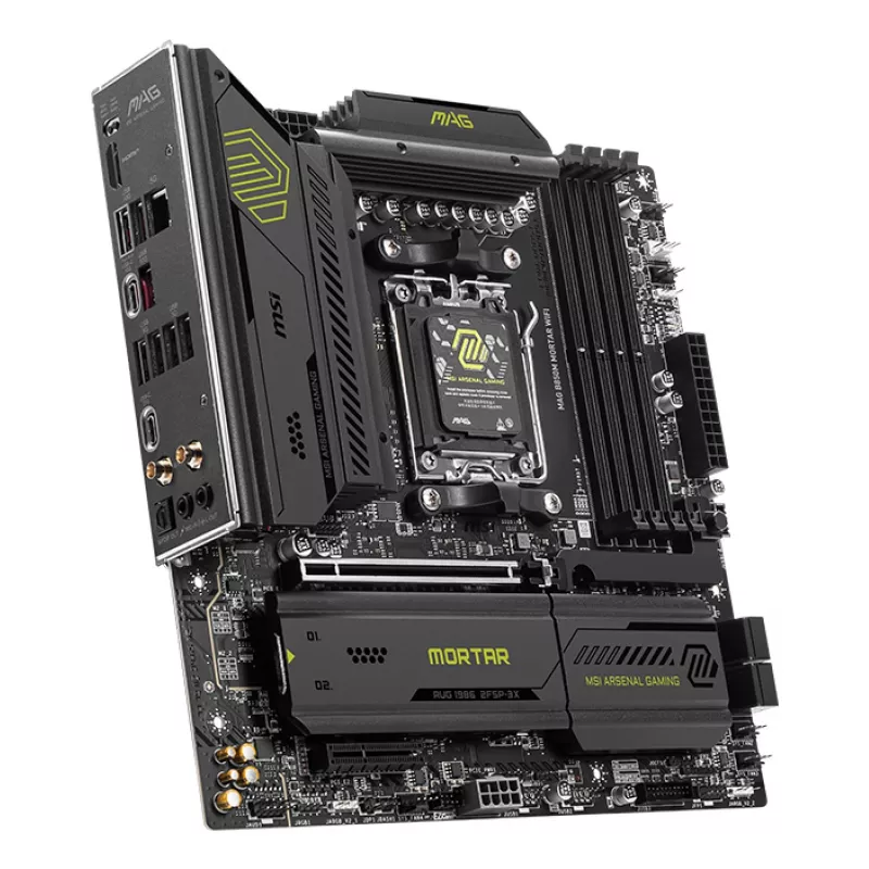 MSI MAG B850M MORTAR WIFI pagrindinė plokštė AMD B850 Socket AM5 micro ATX