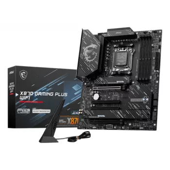MSI X870 GAMING PLUS WIFI pagrindinė plokštė AMD X870 lizdas AM5 ATX