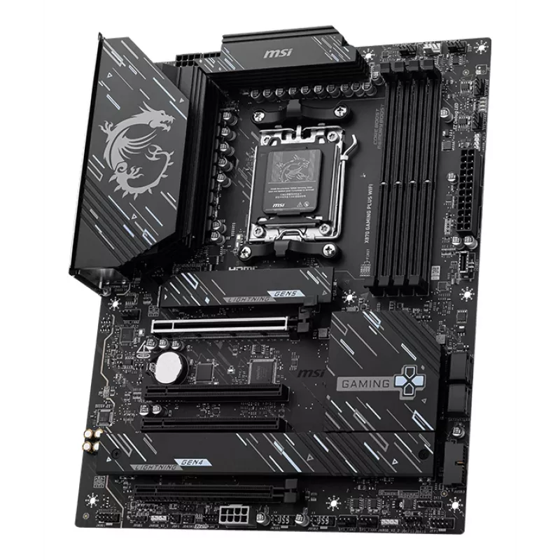 MSI X870 GAMING PLUS WIFI pagrindinė plokštė AMD X870 lizdas AM5 ATX