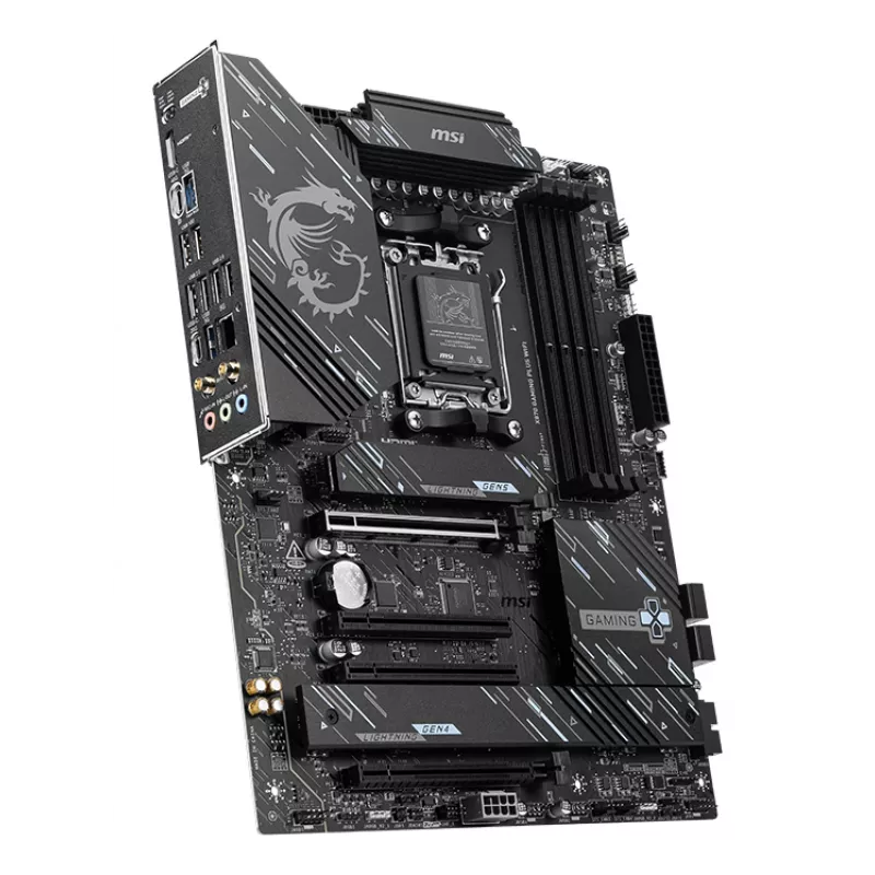 MSI X870 GAMING PLUS WIFI pagrindinė plokštė AMD X870 lizdas AM5 ATX