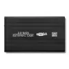 QOLTEC 51861 išorinis dėklas 2,5 colio SATA3 kietajam diskui arba SSD, USB 3.0, juodas