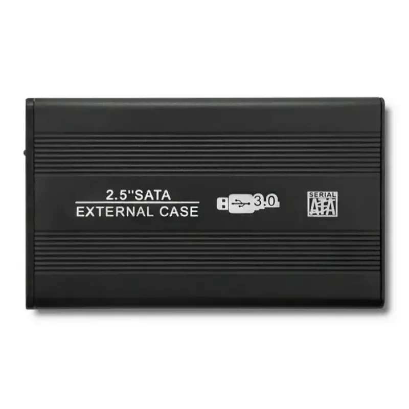 QOLTEC 51861 išorinis dėklas 2,5 colio SATA3 kietajam diskui arba SSD, USB 3.0, juodas