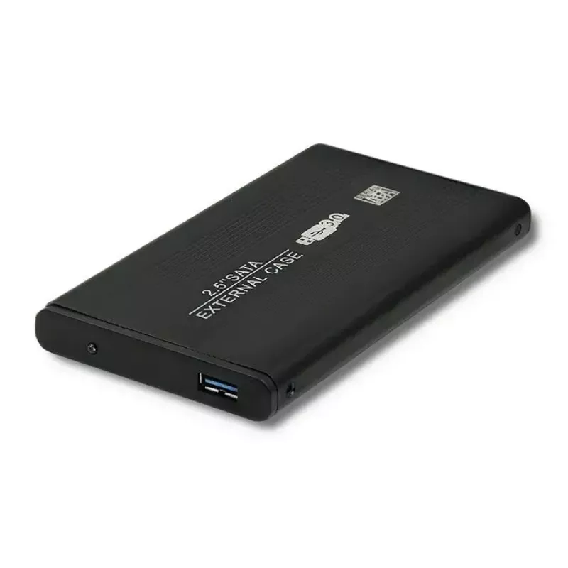 QOLTEC 51861 išorinis dėklas 2,5 colio SATA3 kietajam diskui arba SSD, USB 3.0, juodas