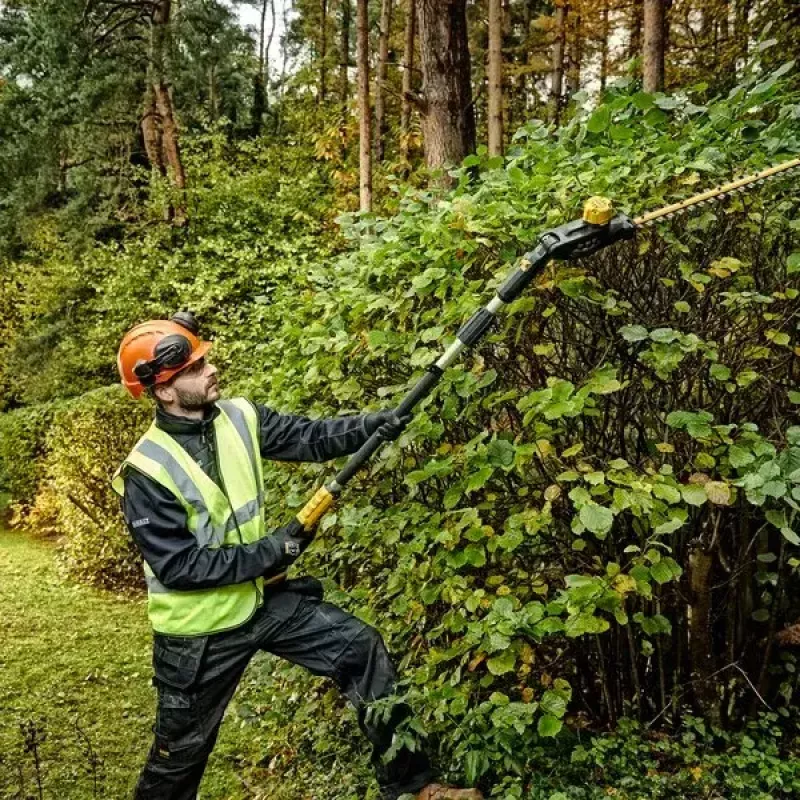 Belaidis stiebinis gyvatvorių žirklių pjūklas DeWALT DCMPH566N-XJ