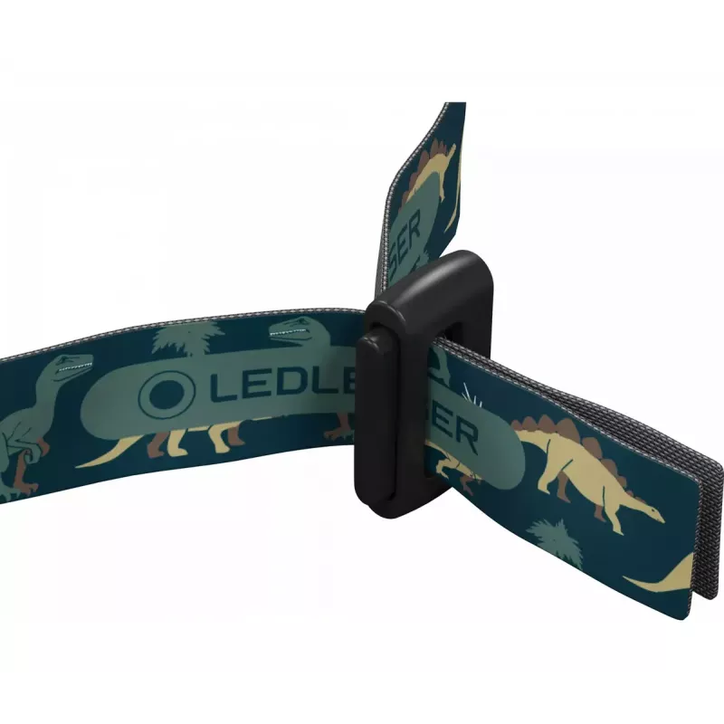 Ledlenser KIDLED2 vaikiškas žibintuvėlis ant galvos, Dinozaurai
