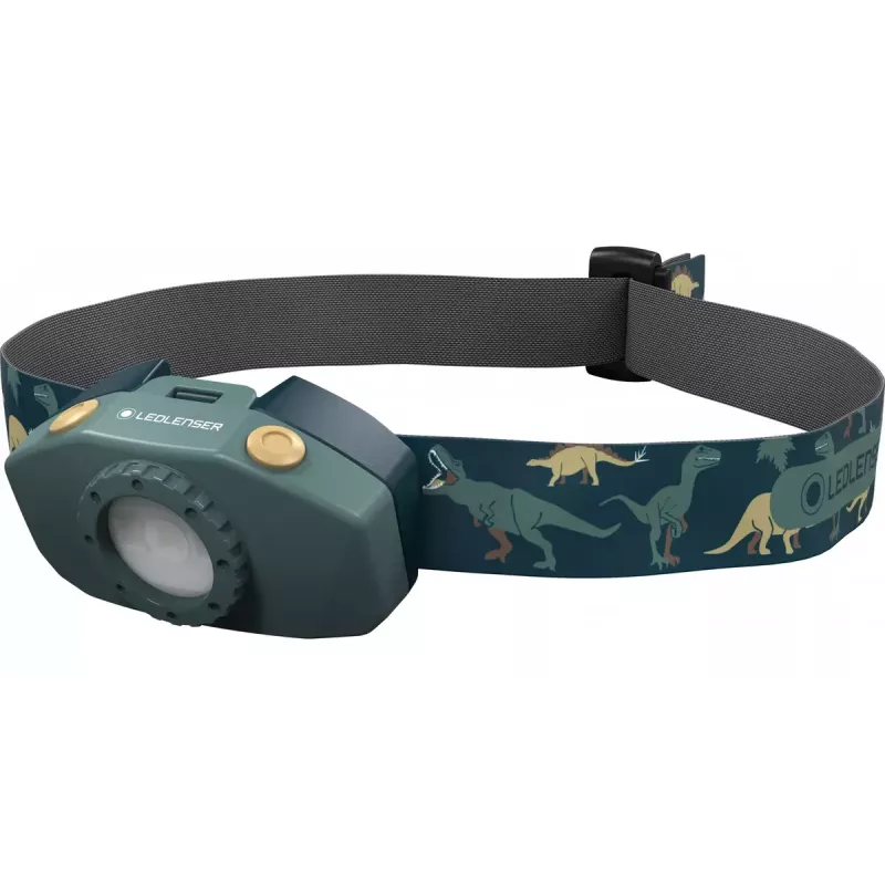 Ledlenser KIDLED2 vaikiškas žibintuvėlis ant galvos, Dinozaurai