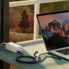 USB Type-C į USB Type-A laidas Baseus Flash Series II 100W 1,2m