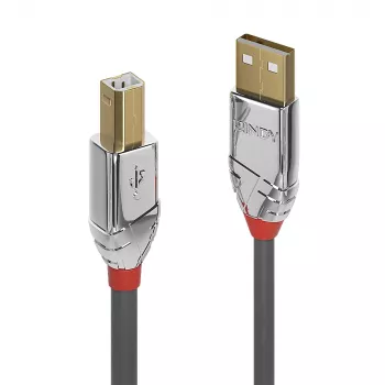 Lindy 2 m USB 2.0 A-B laidas, Cromo Line