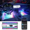 Govee RGBIC išmanioji LED juostelė automobilio interjerui Bluetooth 30 cm