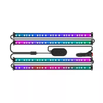 Govee RGBIC išmanioji LED juostelė automobilio interjerui Bluetooth 30 cm