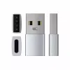 Satechi ST-TAUCS adapteris USB-A į USB-C, sidabrinis